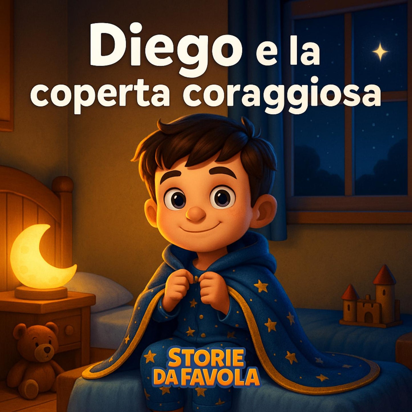 Diego e la coperta coraggiosa: Una storia di coraggio per illuminare le notti più buie