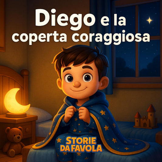 Diego e la coperta coraggiosa: Una storia di coraggio per illuminare le notti più buie